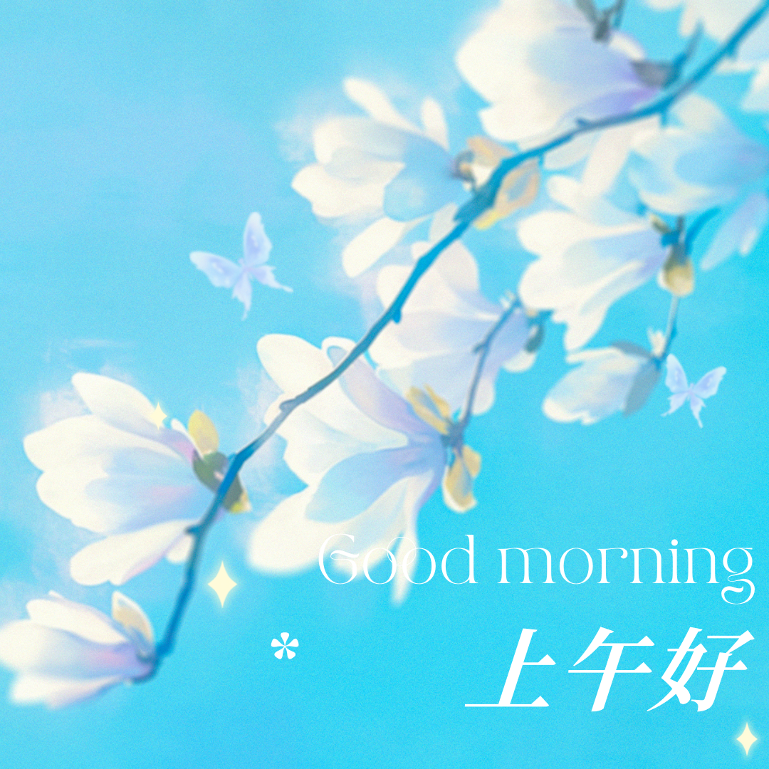 上午好