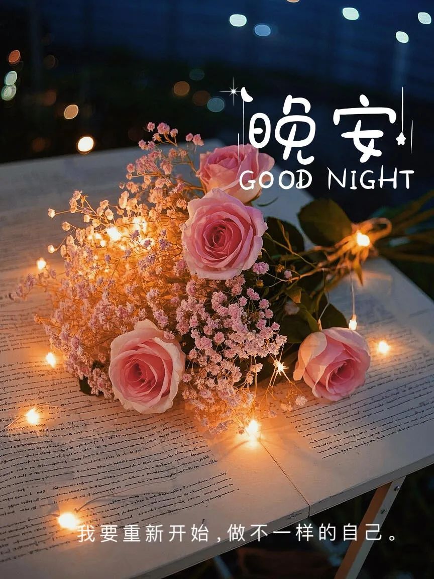 晚安,晚上好