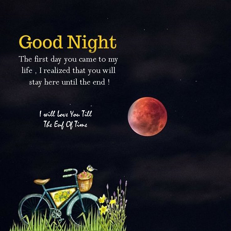 Latest goodnight greetings: May warmth accompany you and me in this peaceful time