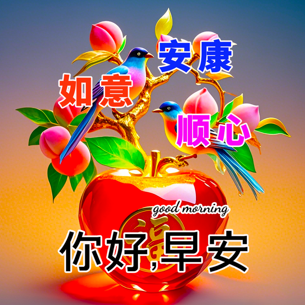早安,早上好