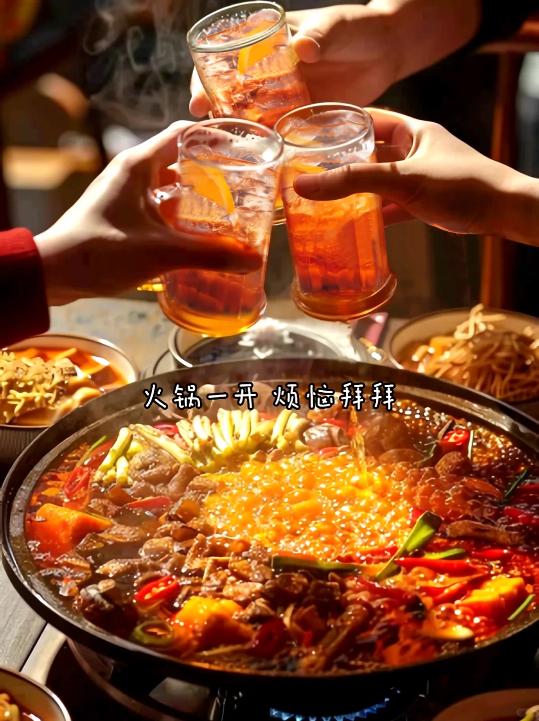 吃火锅文案