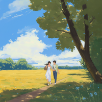 乡间小路,我们爱情的足迹