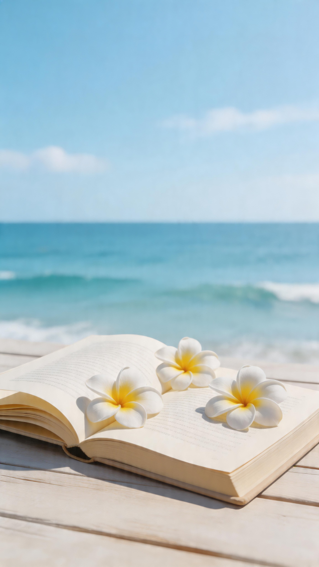 鸡蛋花与书与海