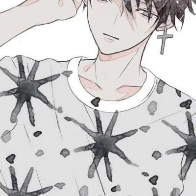唯美动画男生头像  世界晴朗