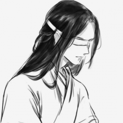 〈陈情〉黑白男生动漫丧系头像 世界大雨磅礴，万物苟且而活