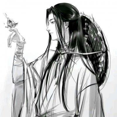 〈陈情〉黑白男生动漫丧系头像 世界大雨磅礴，万物苟且而活