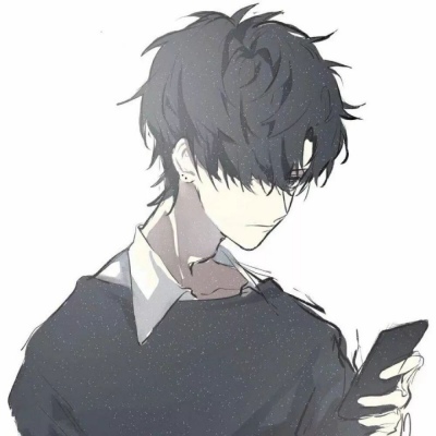 #男生头像#黑白~我还以为这次我真能好好谈一个恋爱了呢 。