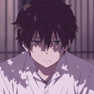 （动漫男头超赞）你的温柔廉价，我的难过不堪。