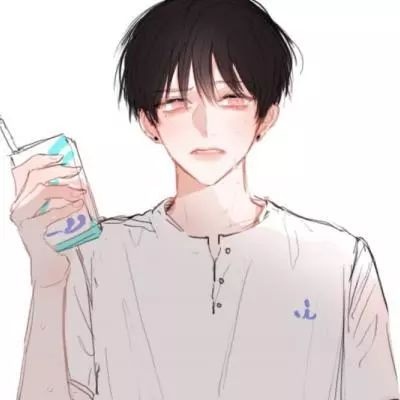 动漫男头：“面无表情的擦肩而过都是装的，但回头看你是真的”