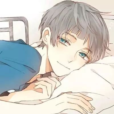 动漫男头：“面无表情的擦肩而过都是装的，但回头看你是真的”