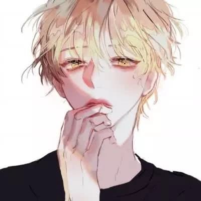 动漫男头：“面无表情的擦肩而过都是装的，但回头看你是真的”