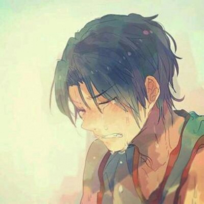 动漫男头：“面无表情的擦肩而过都是装的，但回头看你是真的”