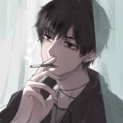 动漫男头；把你拥进怀里，感受你头发间的香味