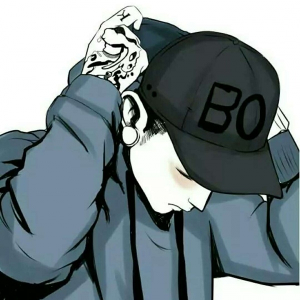 手绘卡通男头 成熟 社会范?