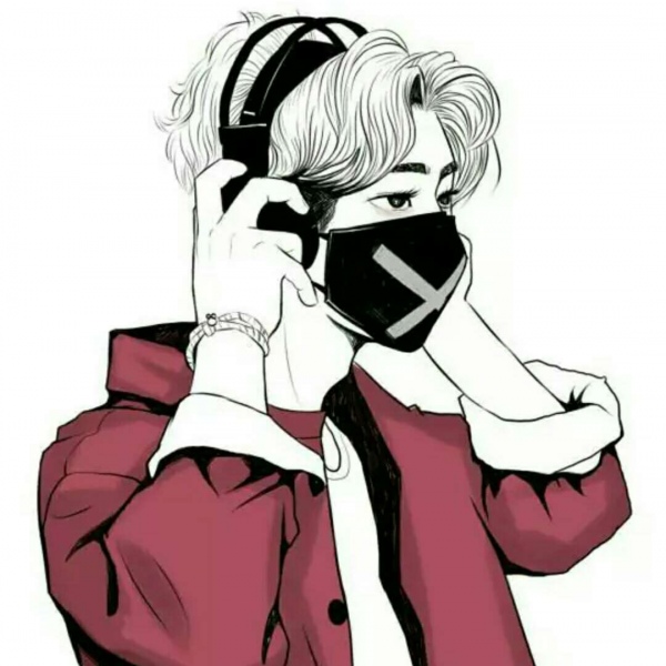 手绘卡通男头 成熟 社会范?