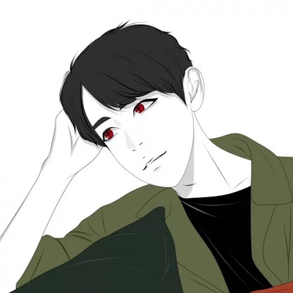 手绘卡通男头 成熟 社会范?