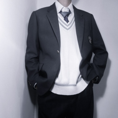 陆川泫 校服制服帅哥诱惑男头/我有一筐子梦，却等不到流星雨划过天空