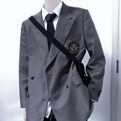 陆川泫 校服制服帅哥诱惑男头/我有一筐子梦，却等不到流星雨划过天空
