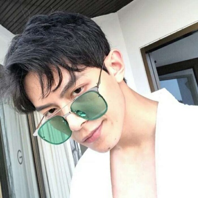 戴眼镜高清男头：你要收养狗吗？单身的那种