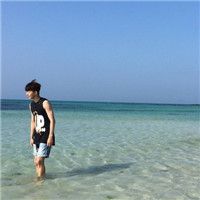 男生海边头像