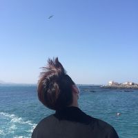 男生海边头像