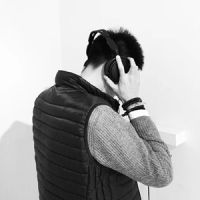 男生黑白伤感