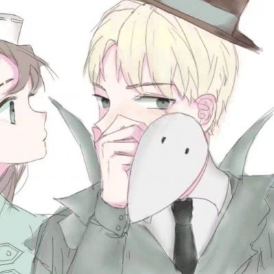 漫画情侣头像  #杂货铺  物以稀为贵
