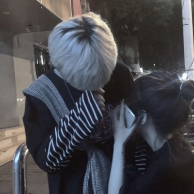 溺毙:一对两张魅力原宿风意境真人情头.当原则遇到心动就会破例