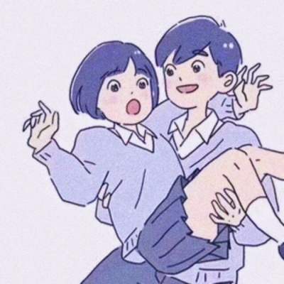 日更  动漫情侣头像  世界太大遇见你