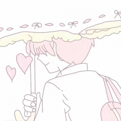 粉到犯规的情侣头像
