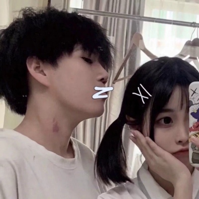 独二/真人情侣头像一对二张