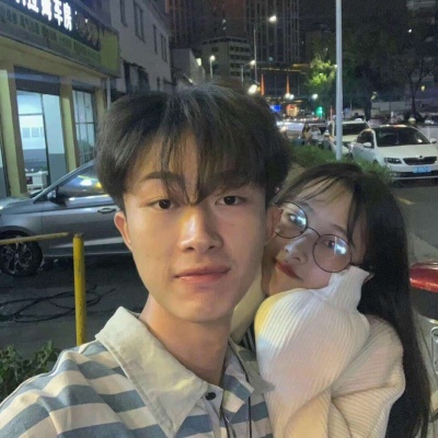 念七 小清新一对两张情侣真人头像