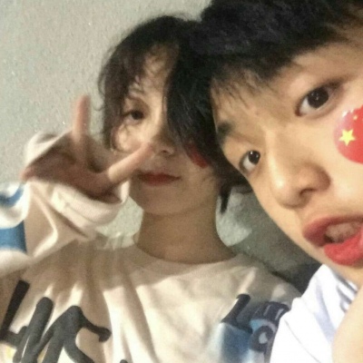 念七 小清新一对两张情侣真人头像
