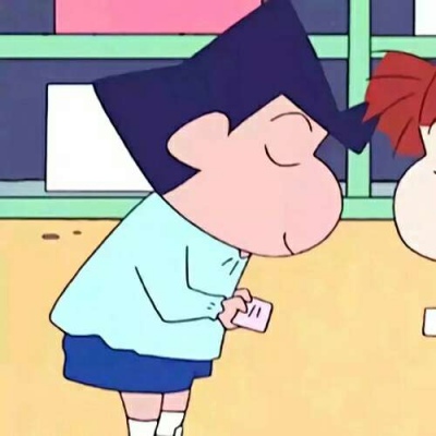 苏瓷:动漫情头（可爱 一对两张 卡通人物）蜡笔小新