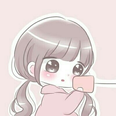 情侣头像   都是Q版萌萌哒头像丫