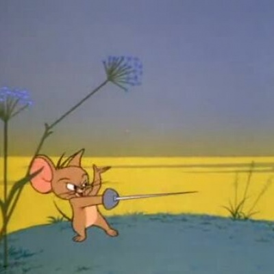 草莓酱:猫和老鼠。