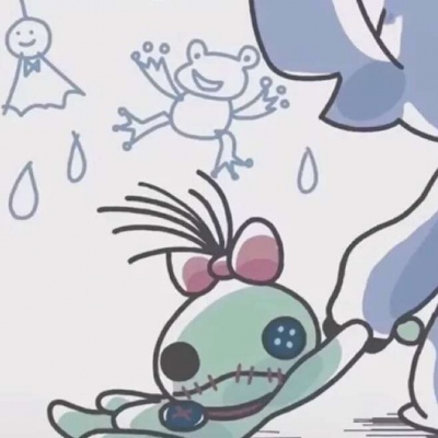 沈曦：卡通一对两张可爱情头