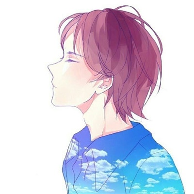 漫画情侣头像  属于自己的小星空