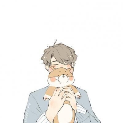 漫画情侣头像  属于自己的小星空
