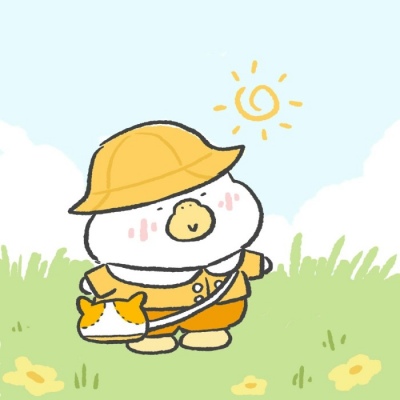 苏瓷:卡通情头（可爱 简约 卡通动漫 情侣 一对）