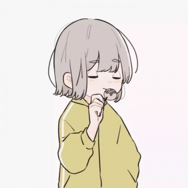 卡通漫画情侣头像  对方拒绝了你的消息，还扒光了你的衣服。