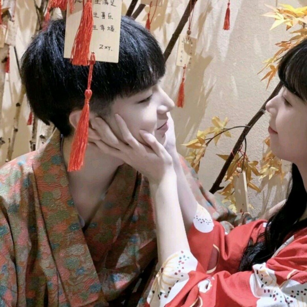 真人小情侣实话用的小清新情侣头像/奶酪