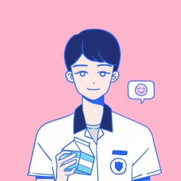 念七 动漫情侣手绘头像