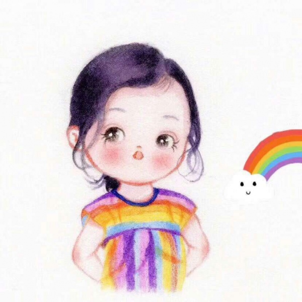 念七 动漫情侣手绘头像