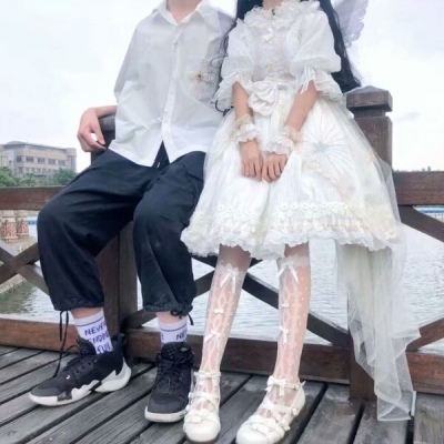 部位半身可爱女生小清新甜甜的爱情青年少女情侣头像