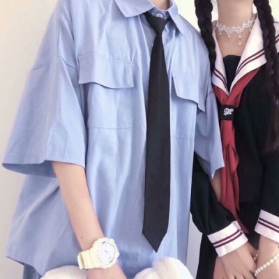 部位半身可爱女生小清新甜甜的爱情青年少女情侣头像