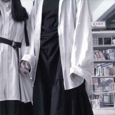 部位半身可爱女生小清新甜甜的爱情青年少女情侣头像