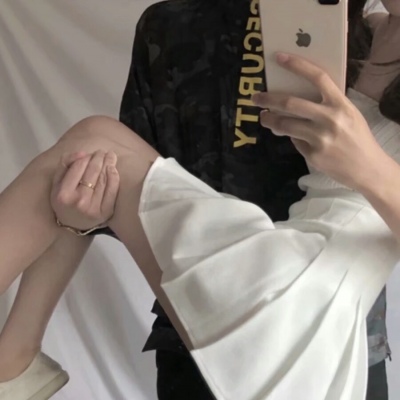 部位半身可爱女生小清新甜甜的爱情青年少女情侣头像