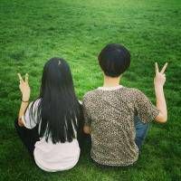我也想和他拍这么美的情头