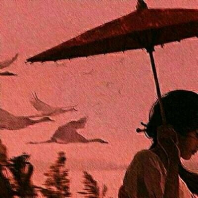 动漫优质女生古风头像。